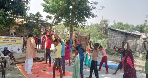 Capacity building program on yoga and fitness Muzaffarpur CRPE