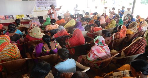 Meeting on awareness against domestic violence